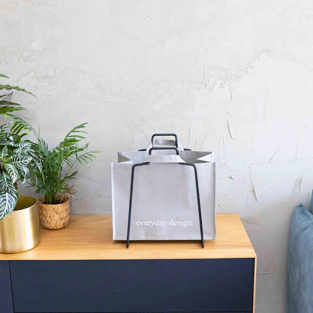 LAHTI-Halter und eine waschbare Papiertasche