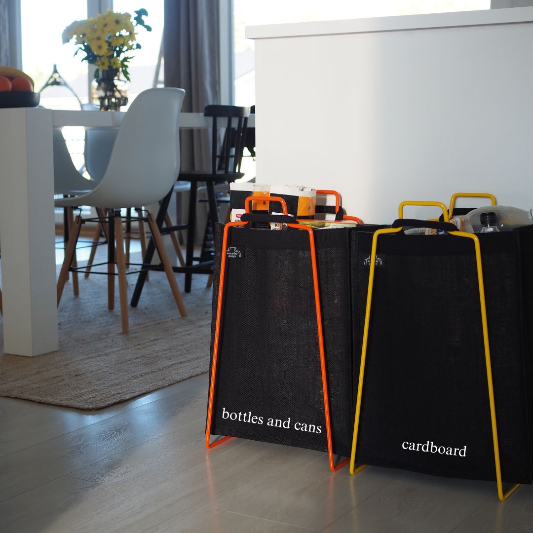 HELSINKI halter mit Jutetasche mit Text