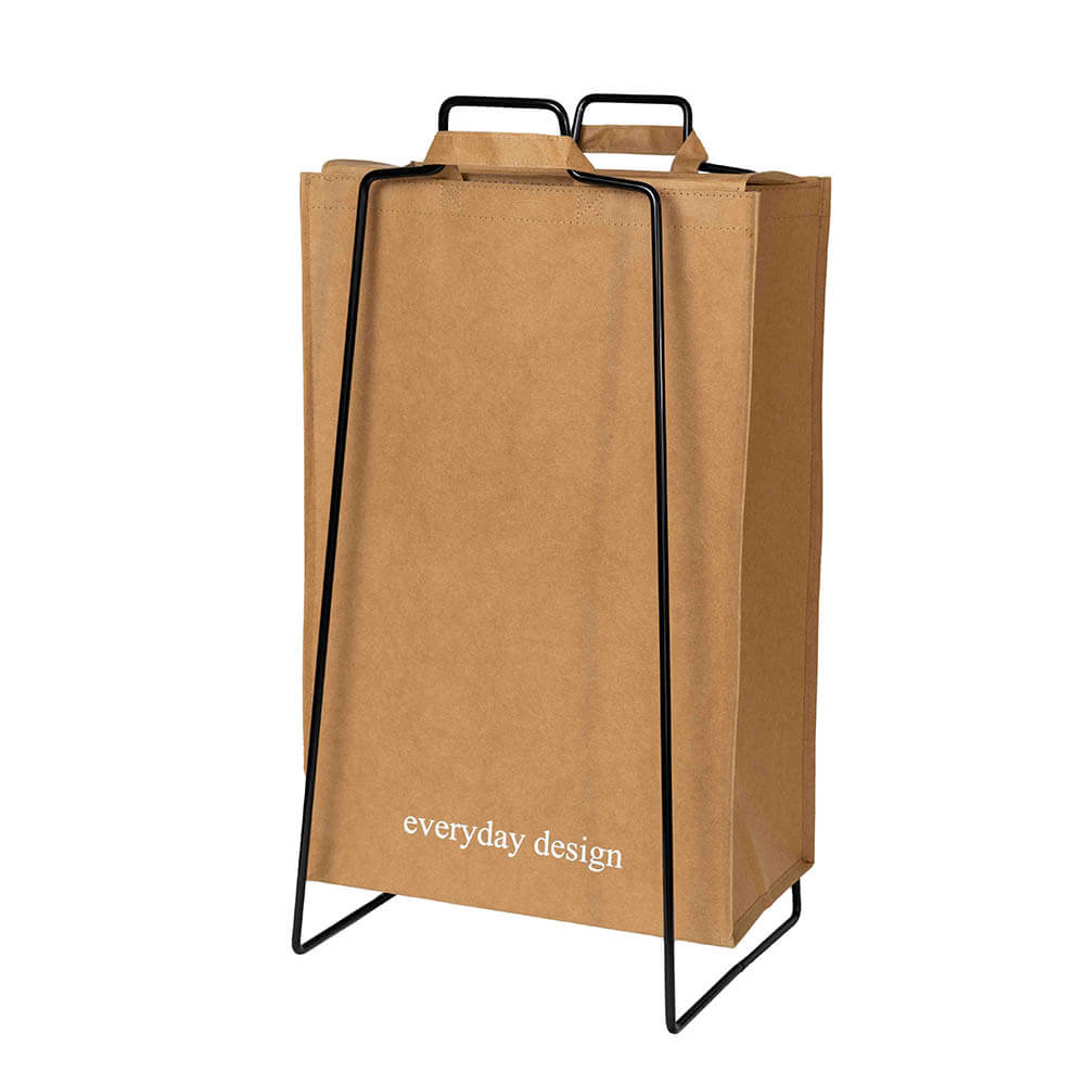 TURKU XL Halter schwarz und eine waschbare Papiertasche