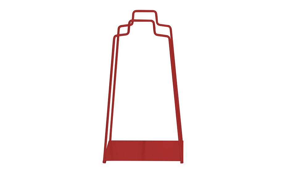 Multifunktionale IVALO-Ablage rot