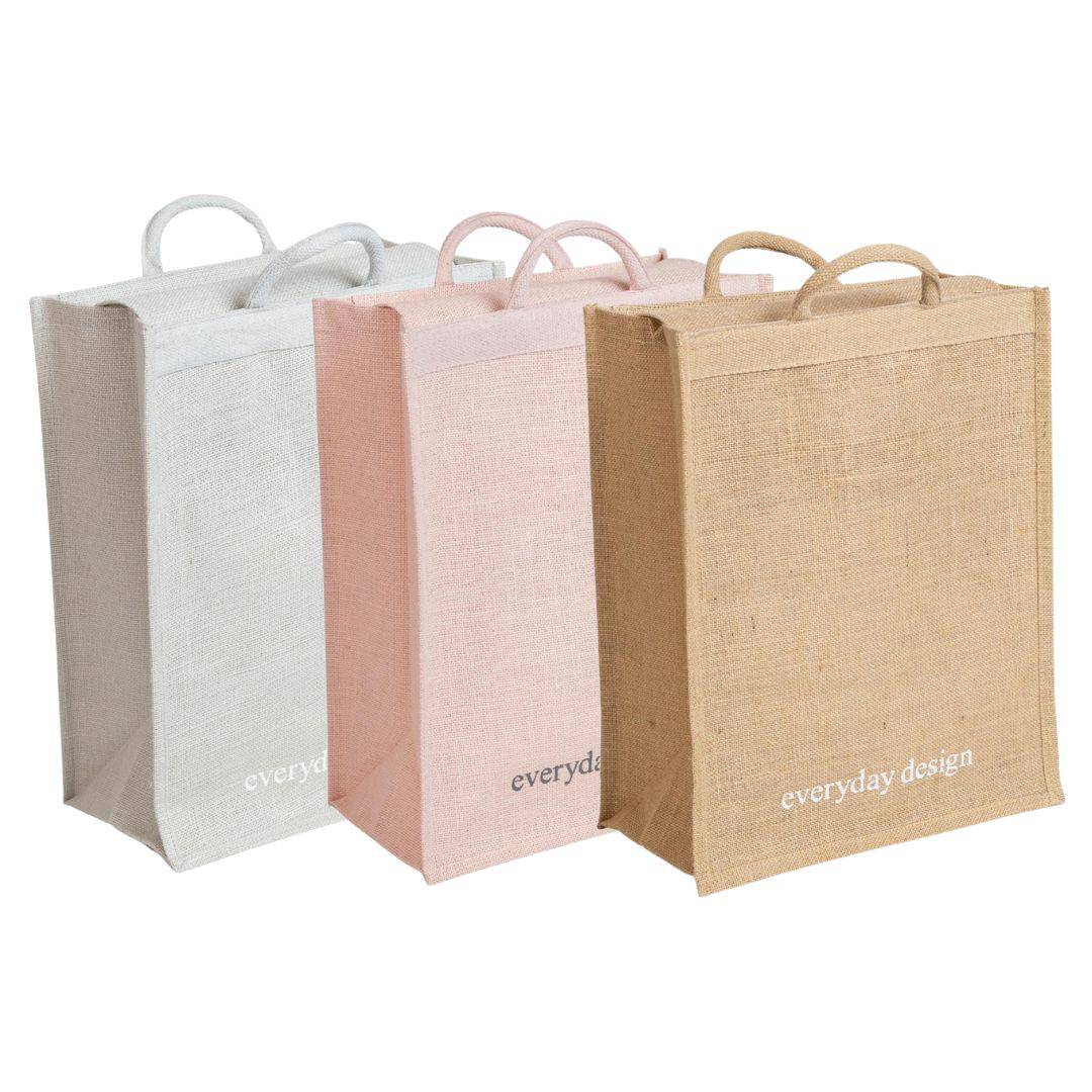 HELSINKI-Jutetasche Produktset (3 Stk)