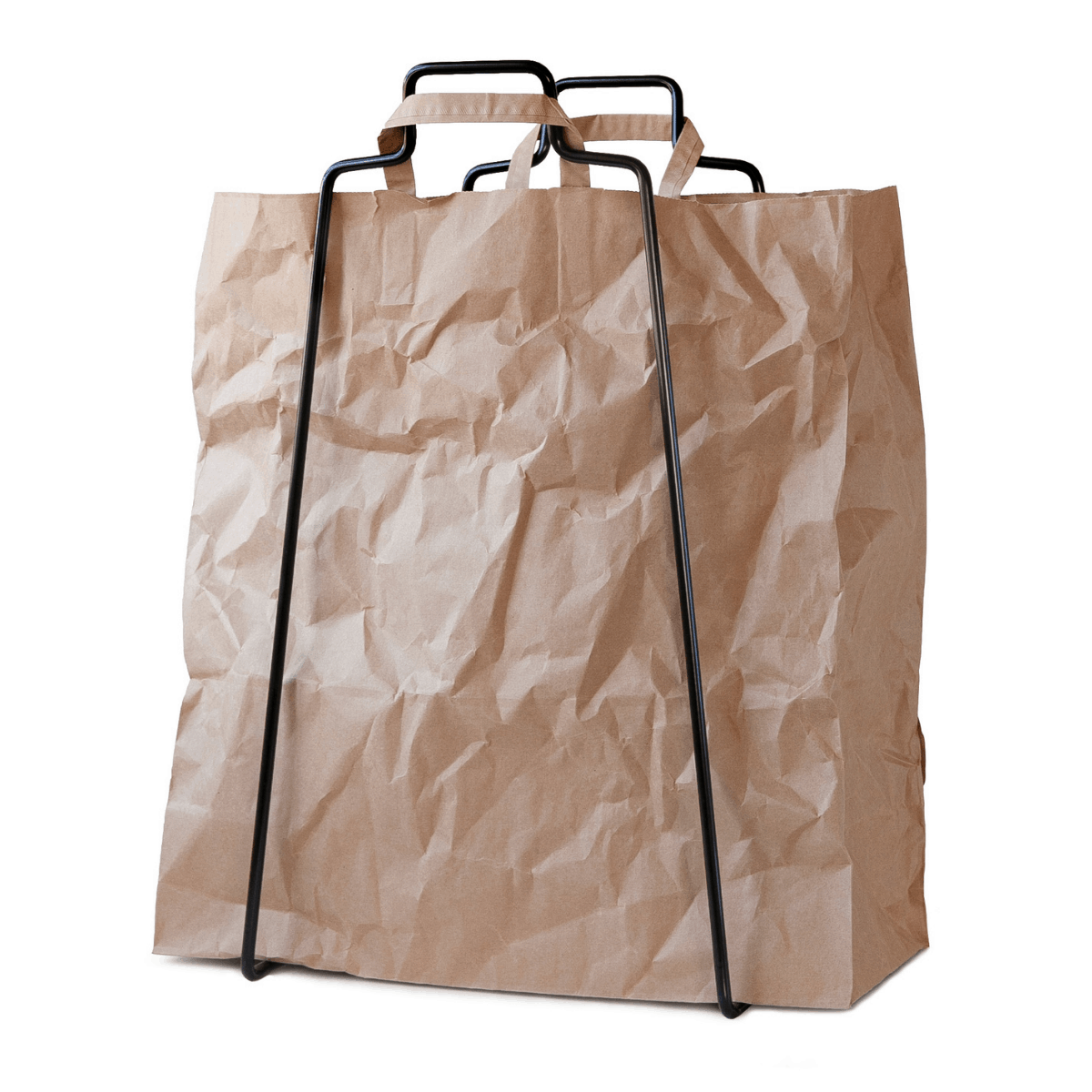 HELSINKI-Papiertütenhalter schwarz