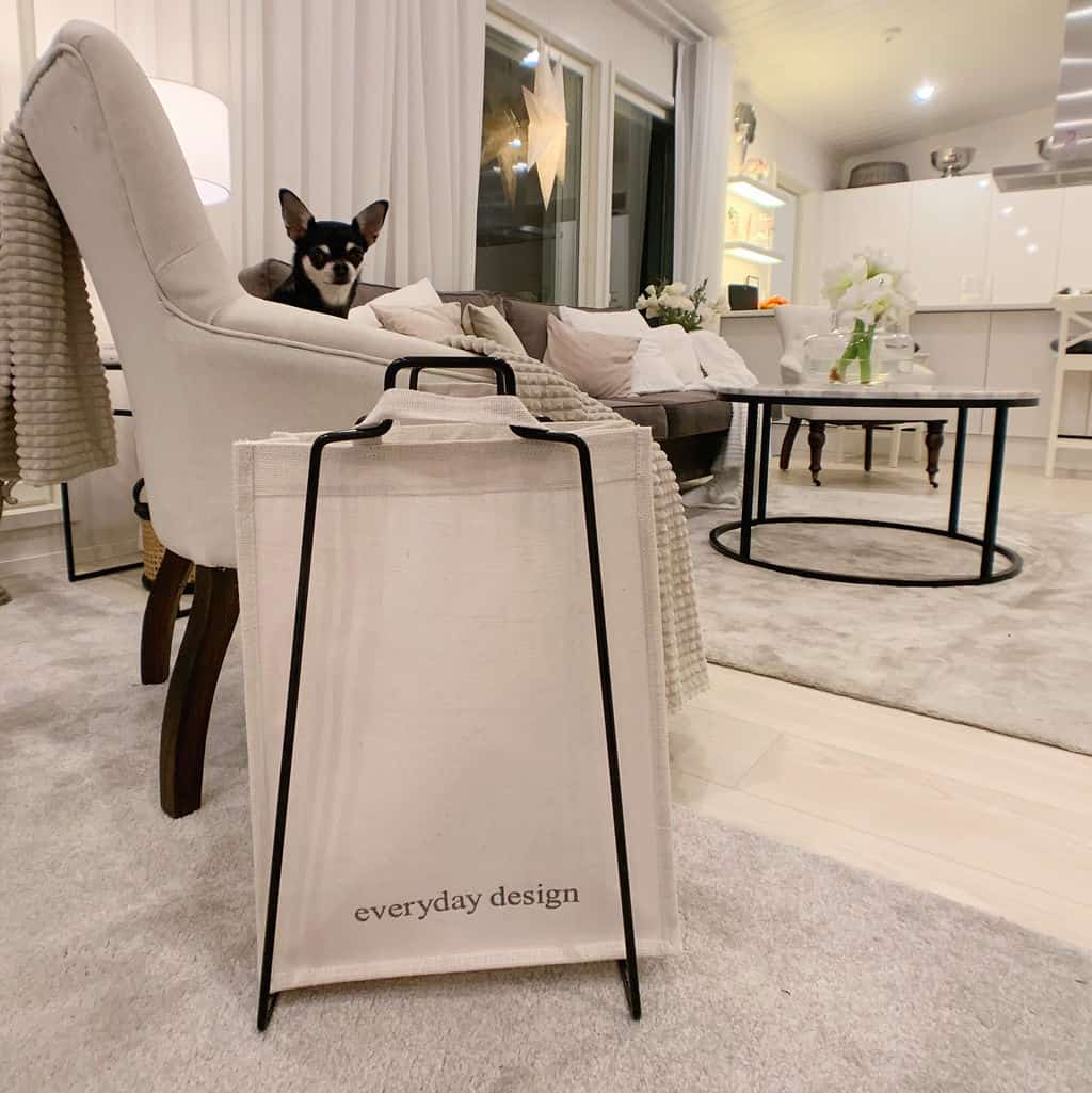 HELSINKI-Papiertütenhalter schwarz