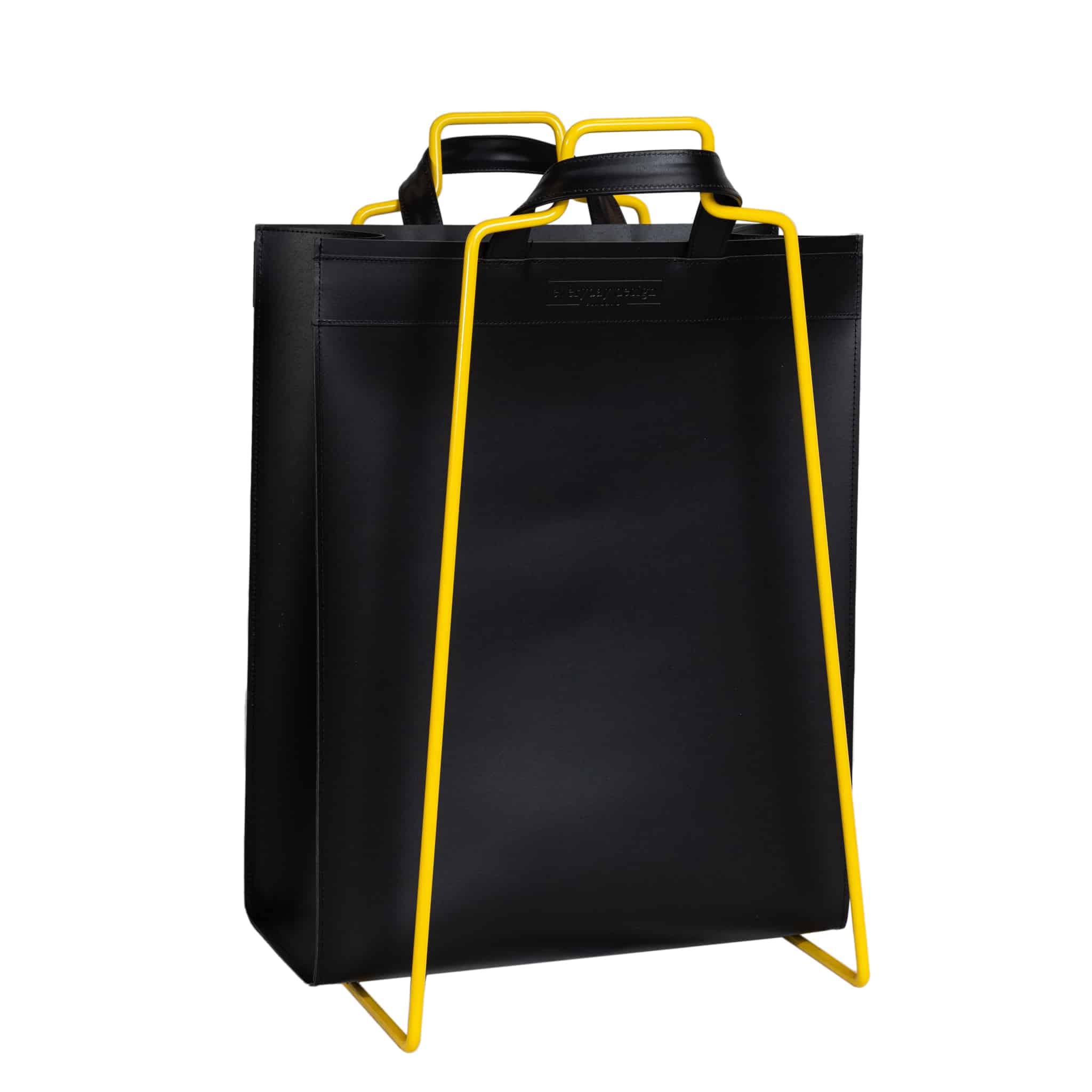 HELSINKI-Halter gelb + VAASA-Tasche schwarz