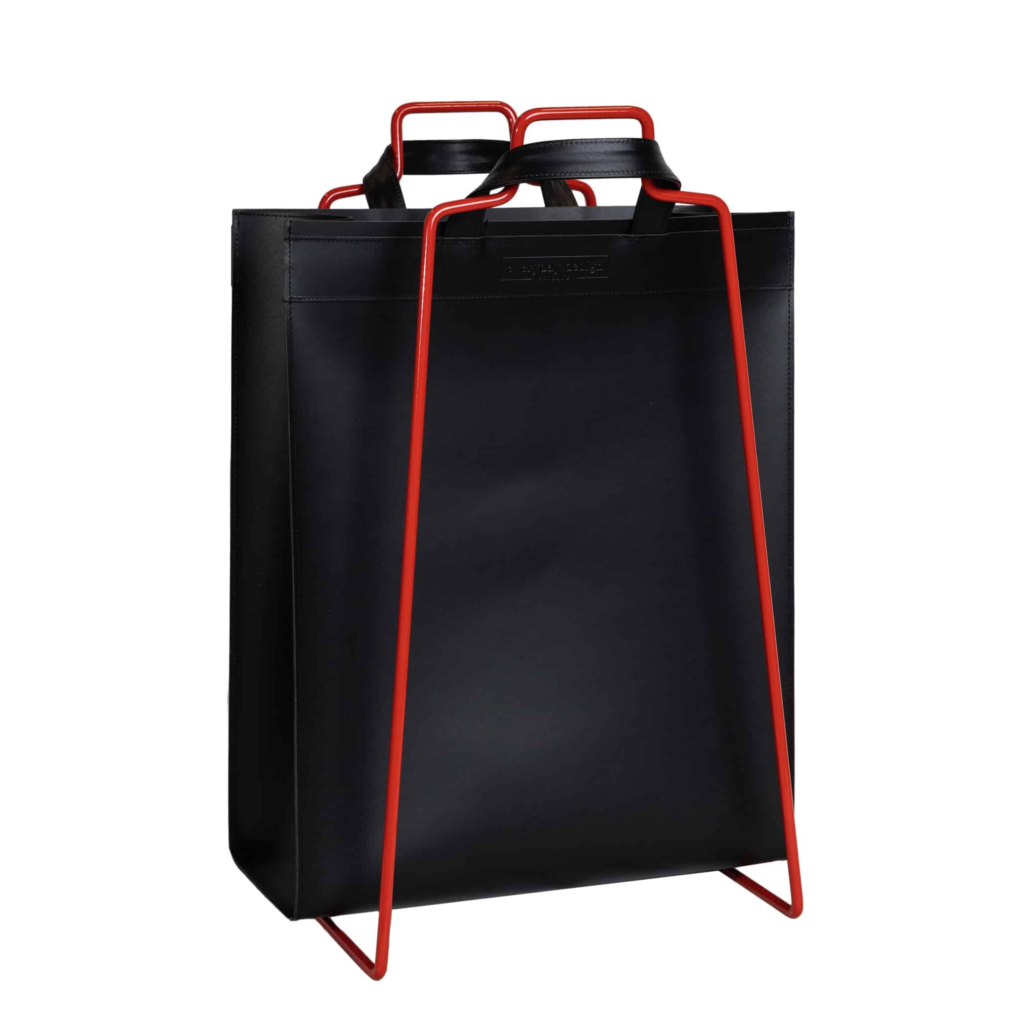 HELSINKI-Halter rot + VAASA-Tasche schwarz
