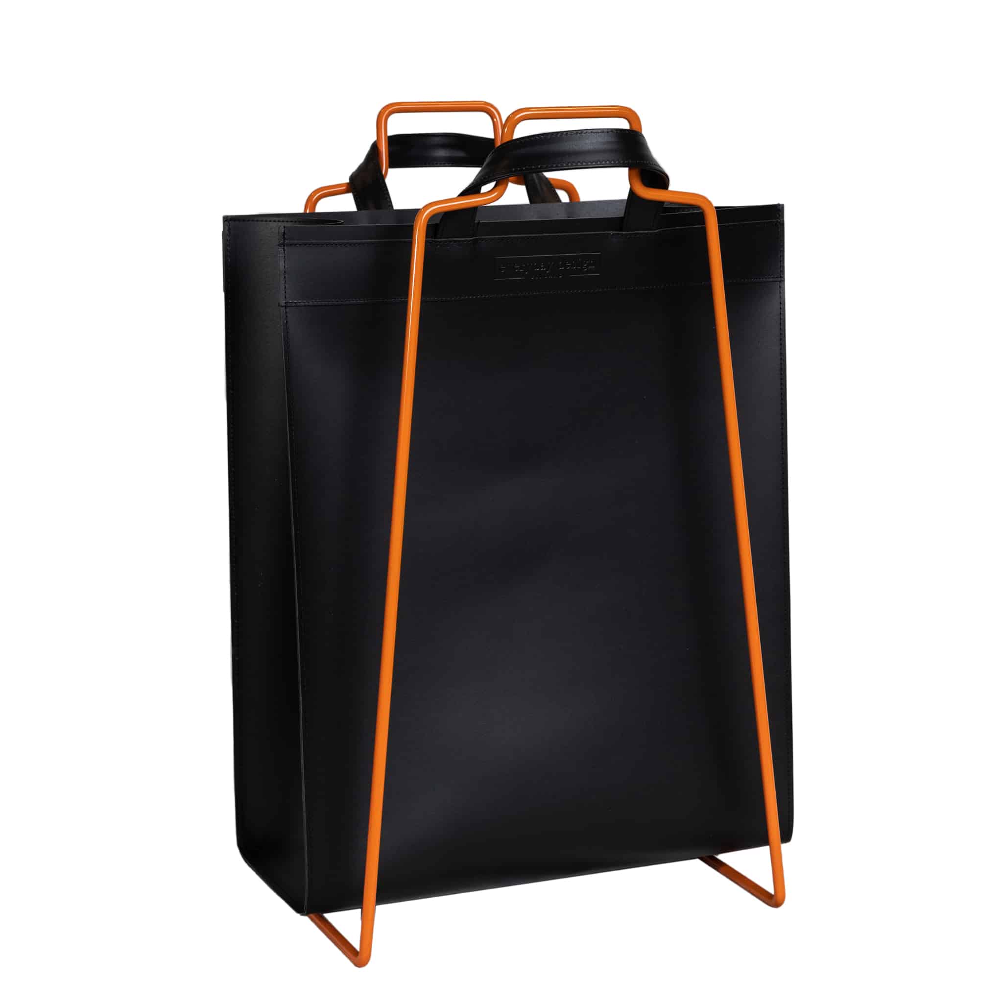 HELSINKI-Halter orange + VAASA-Tasche schwarz