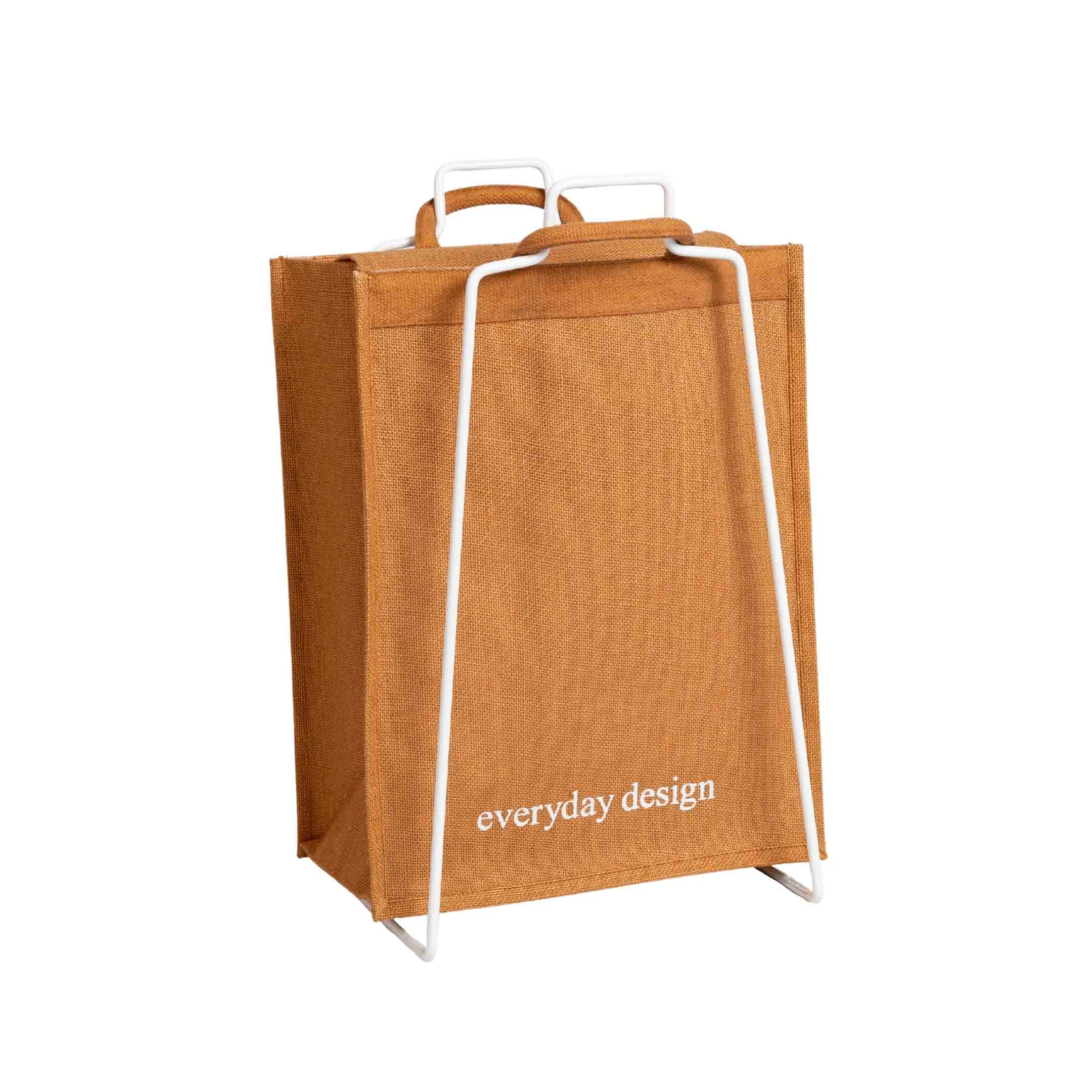 HELSINKI-Halter Weiß mit Jutetasche