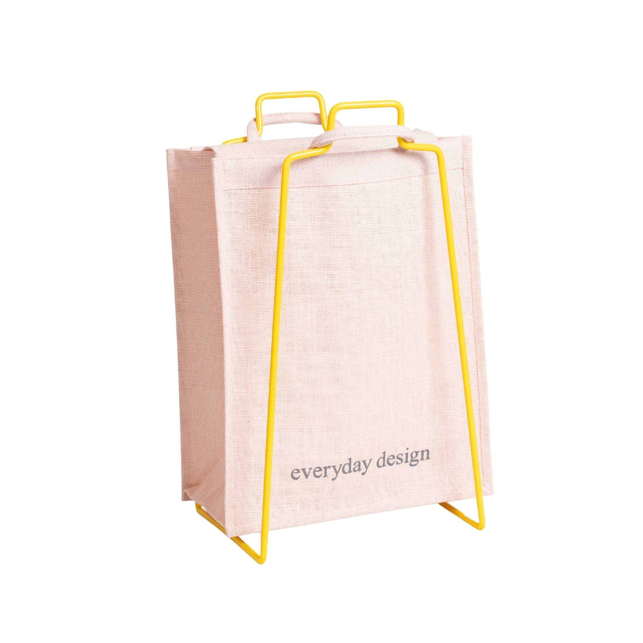 HELSINKI-halter gelb mit Jutetasche