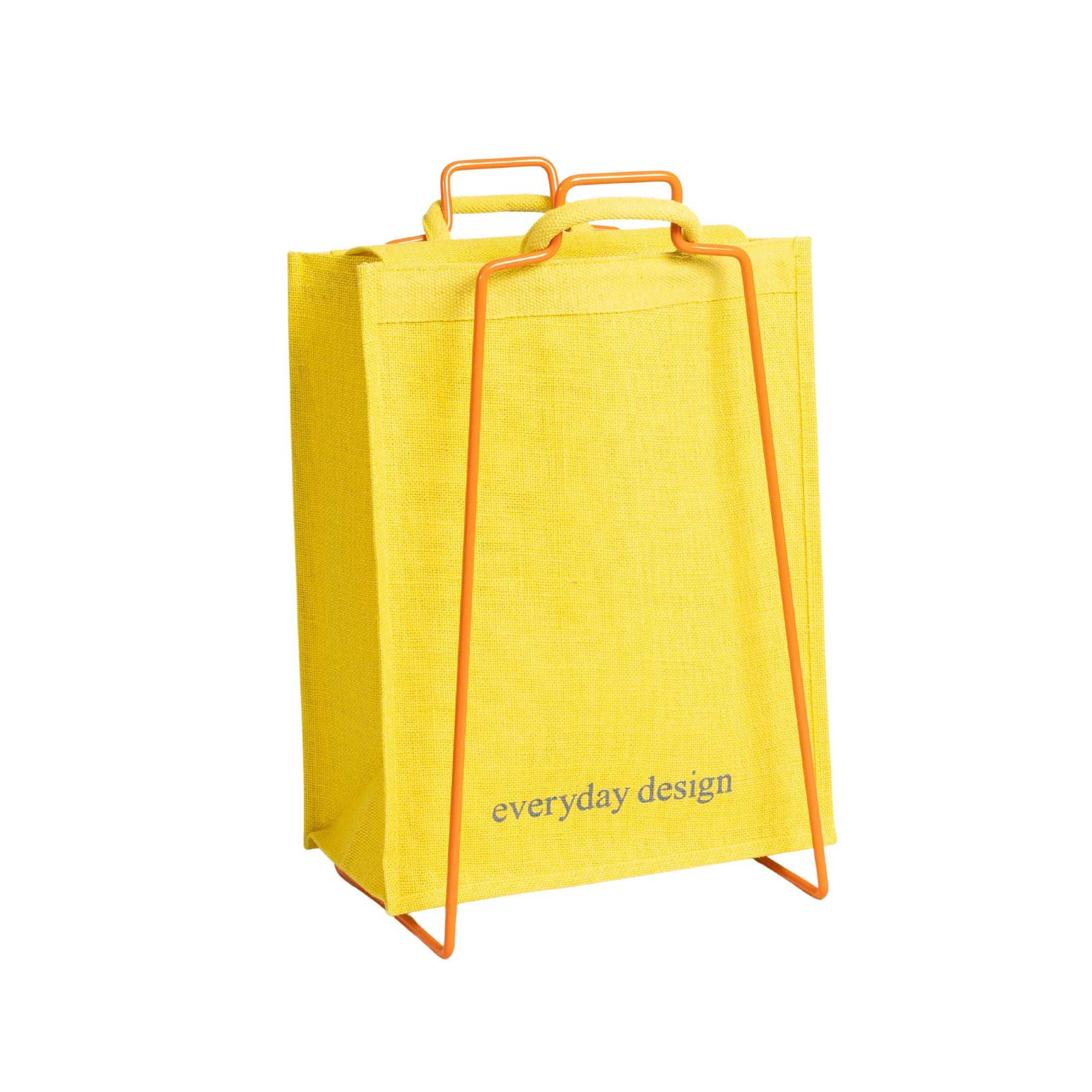 HELSINKI-halter orange mit Jutetasche