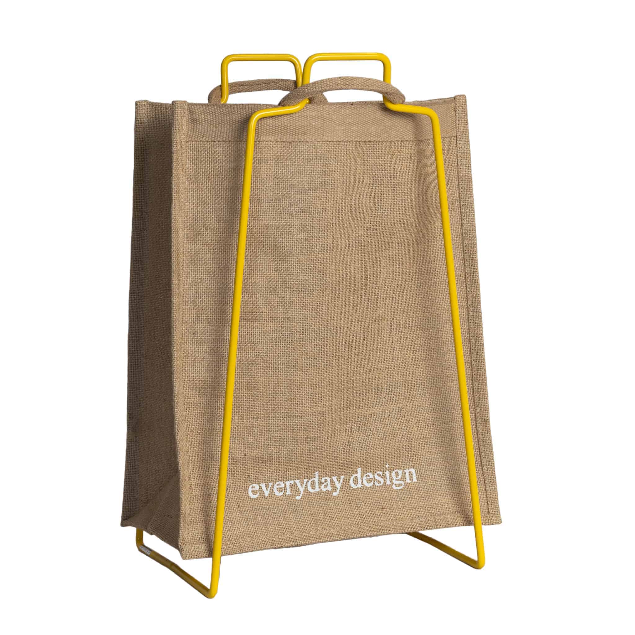 HELSINKI-halter gelb mit Jutetasche