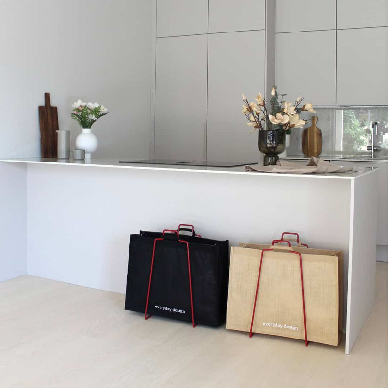 HELSINKI-Halter mit Extrabreite HELSINKI-Jutetasche