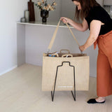 HELSINKI-Halter mit Extrabreite HELSINKI-Jutetasche