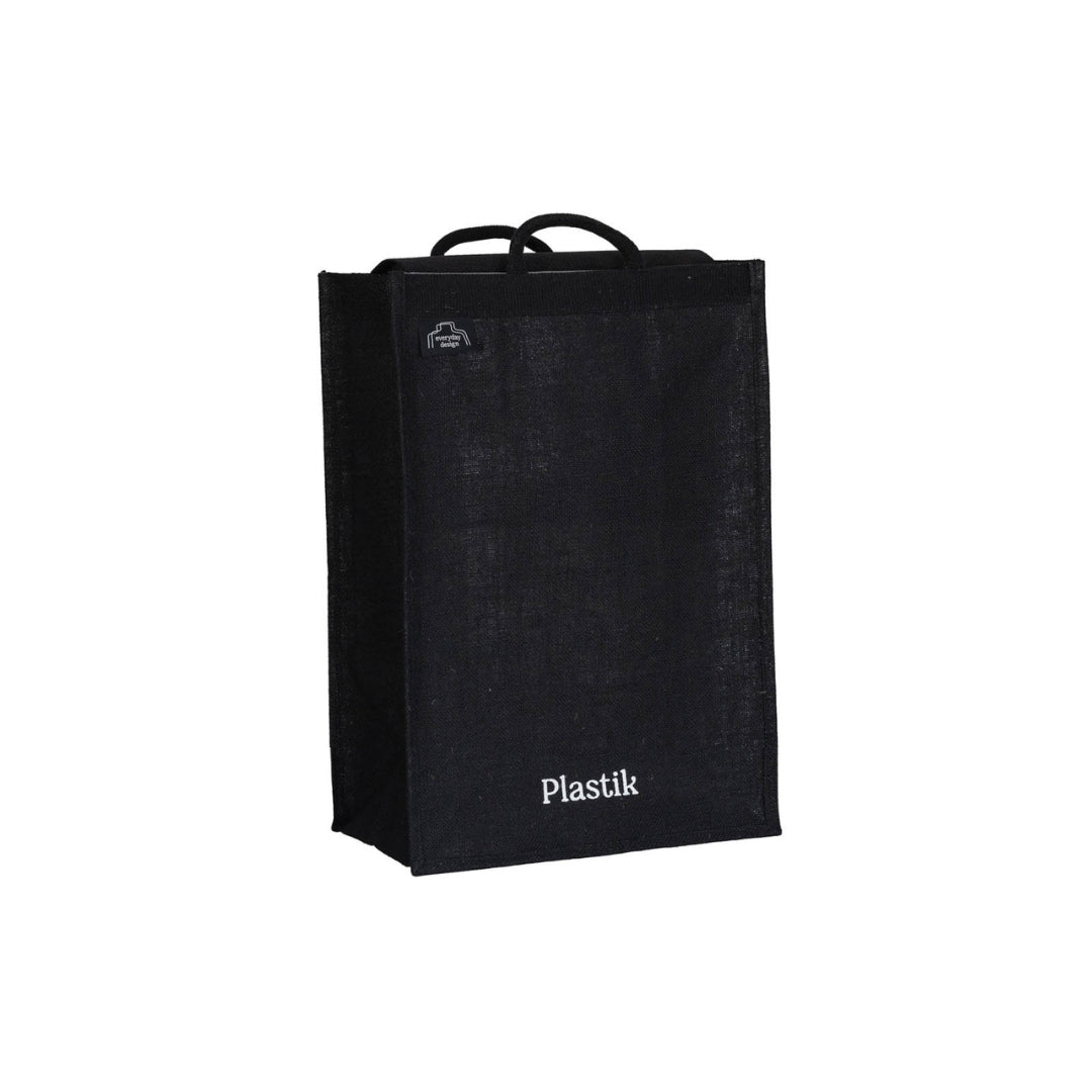 HELSINKI-Jutetasche mit Recycling-Text