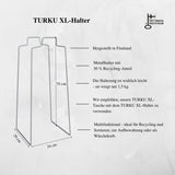 TURKU XL-Halter silber
