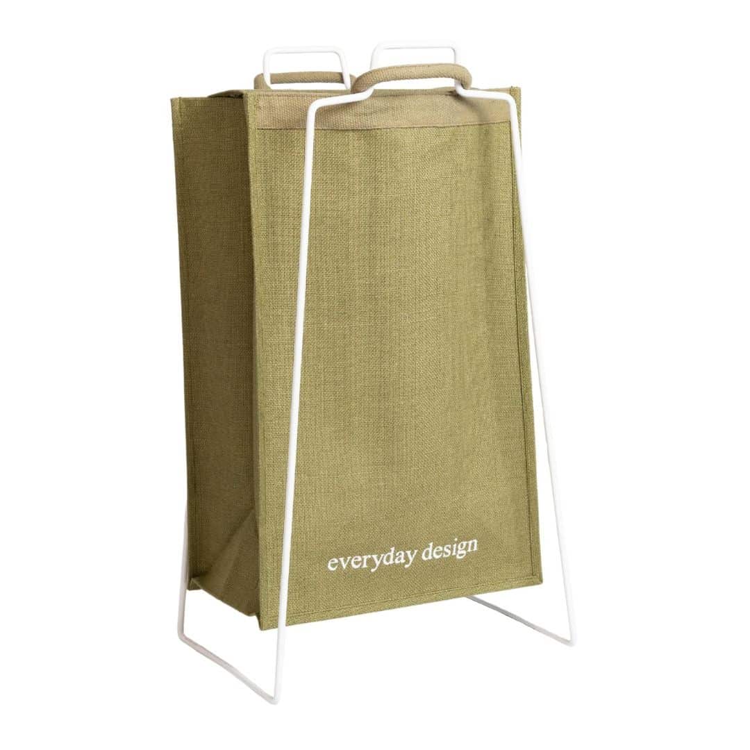 TURKU XL - Recyclinghalter ﻿Weiß + XL-Tasche
