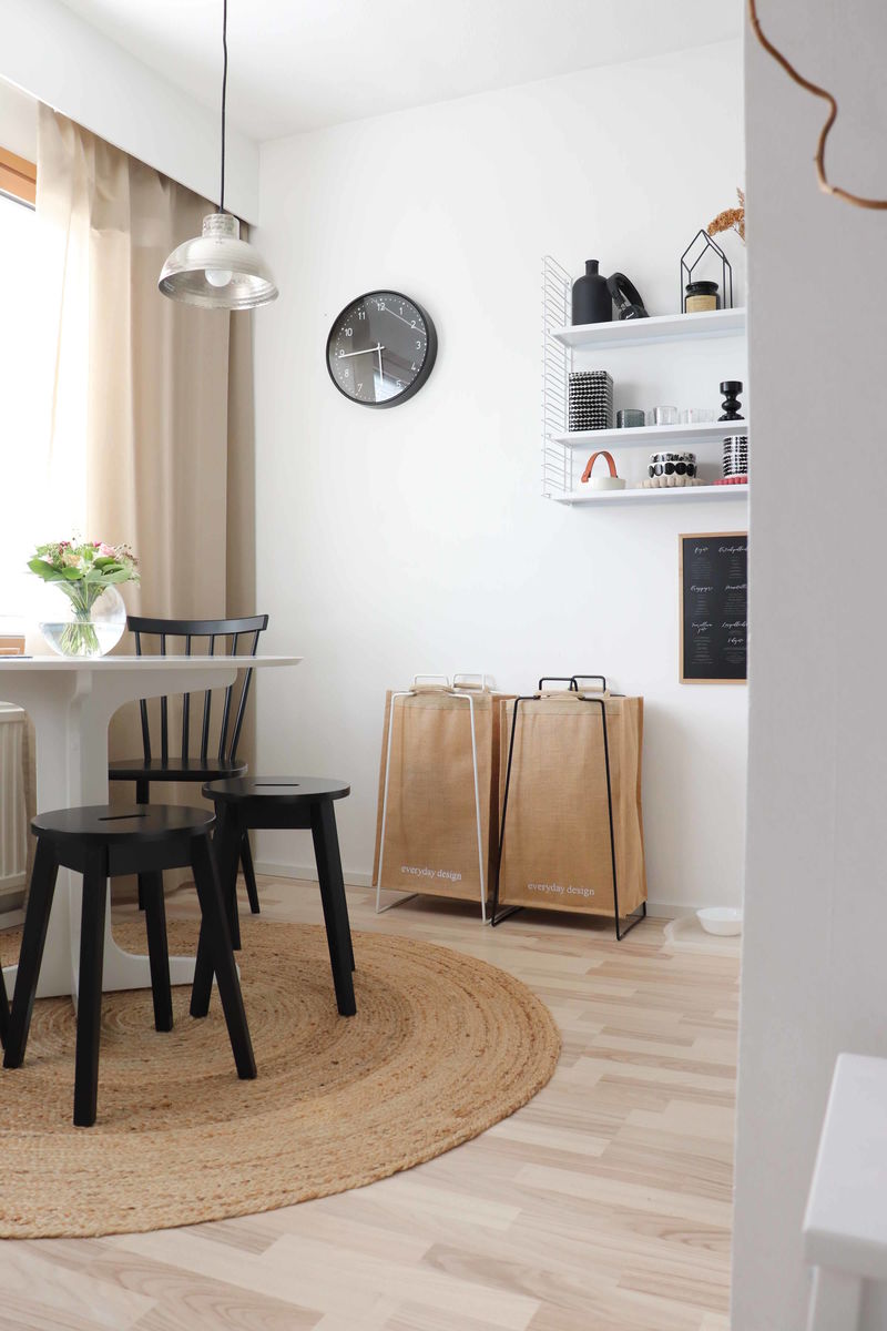 TURKU XL - Recyclinghalter ﻿Weiß + XL-Tasche