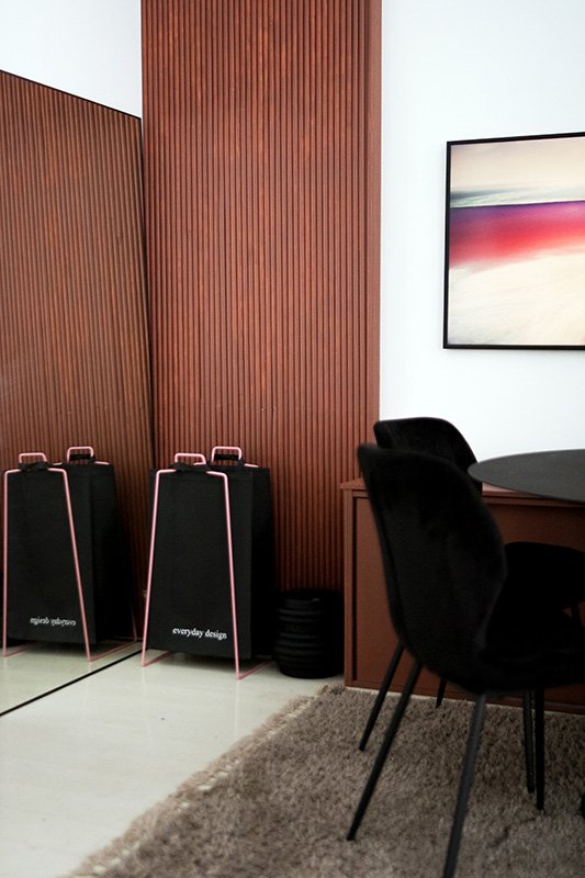 TURKU XL Halter ﻿rosa und eine waschbare Papiertasche