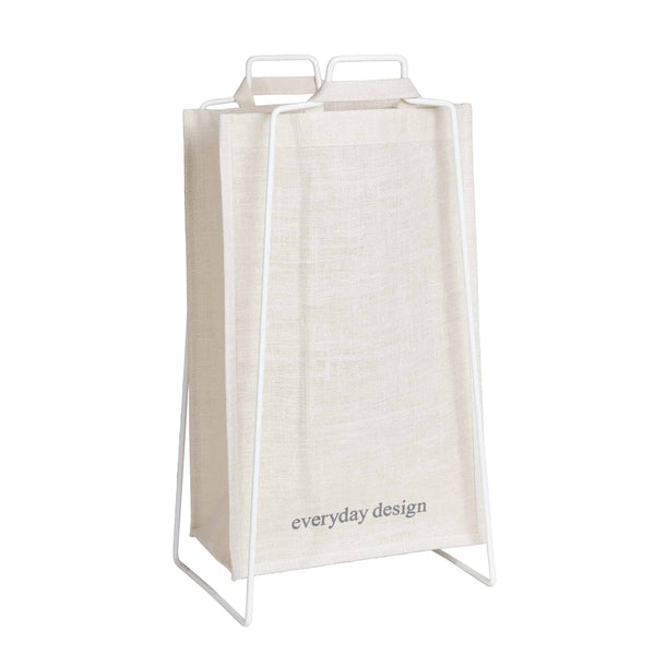 TURKU XL - Recyclinghalter ﻿Weiß + XL-Tasche