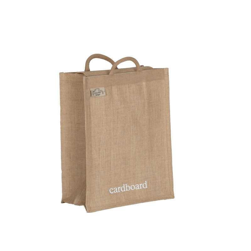 HELSINKI-Jutetasche mit Recycling-Text