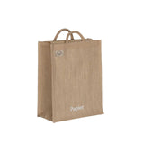 HELSINKI-Jutetasche mit Recycling-Text