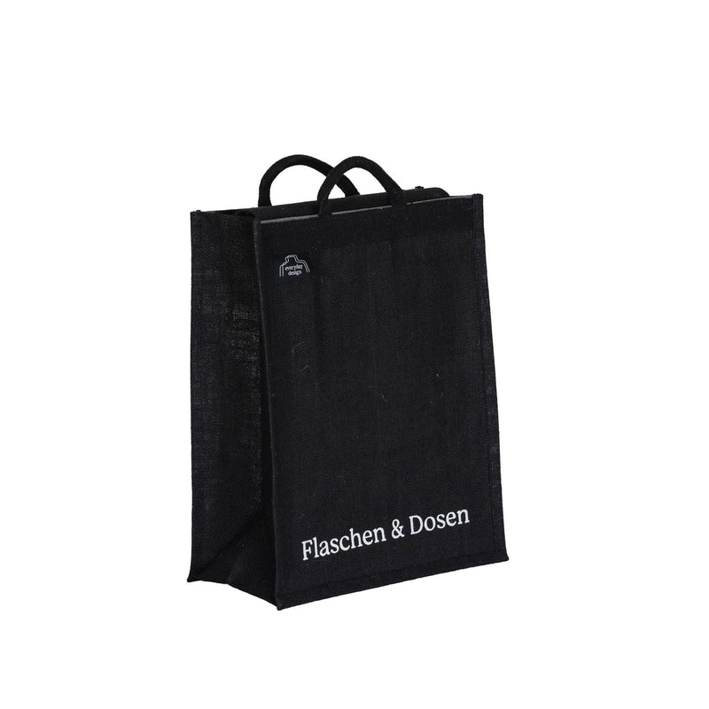 HELSINKI-Jutetasche mit Recycling-Text