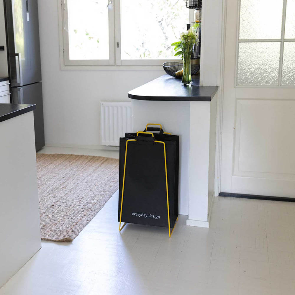 TURKU XL Halter ﻿gelb und eine waschbare Papiertasche