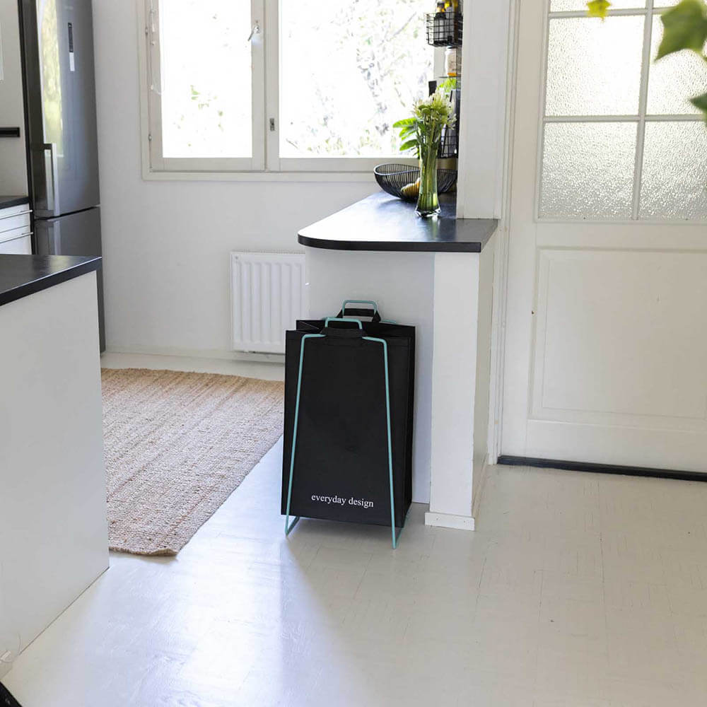 TURKU XL Halter türkis und eine waschbare Papiertasche