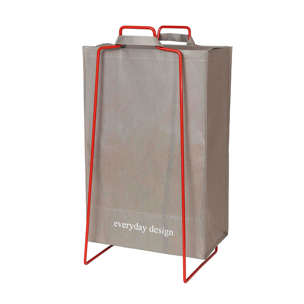 TURKU XL Halter rot und eine waschbare Papiertasche