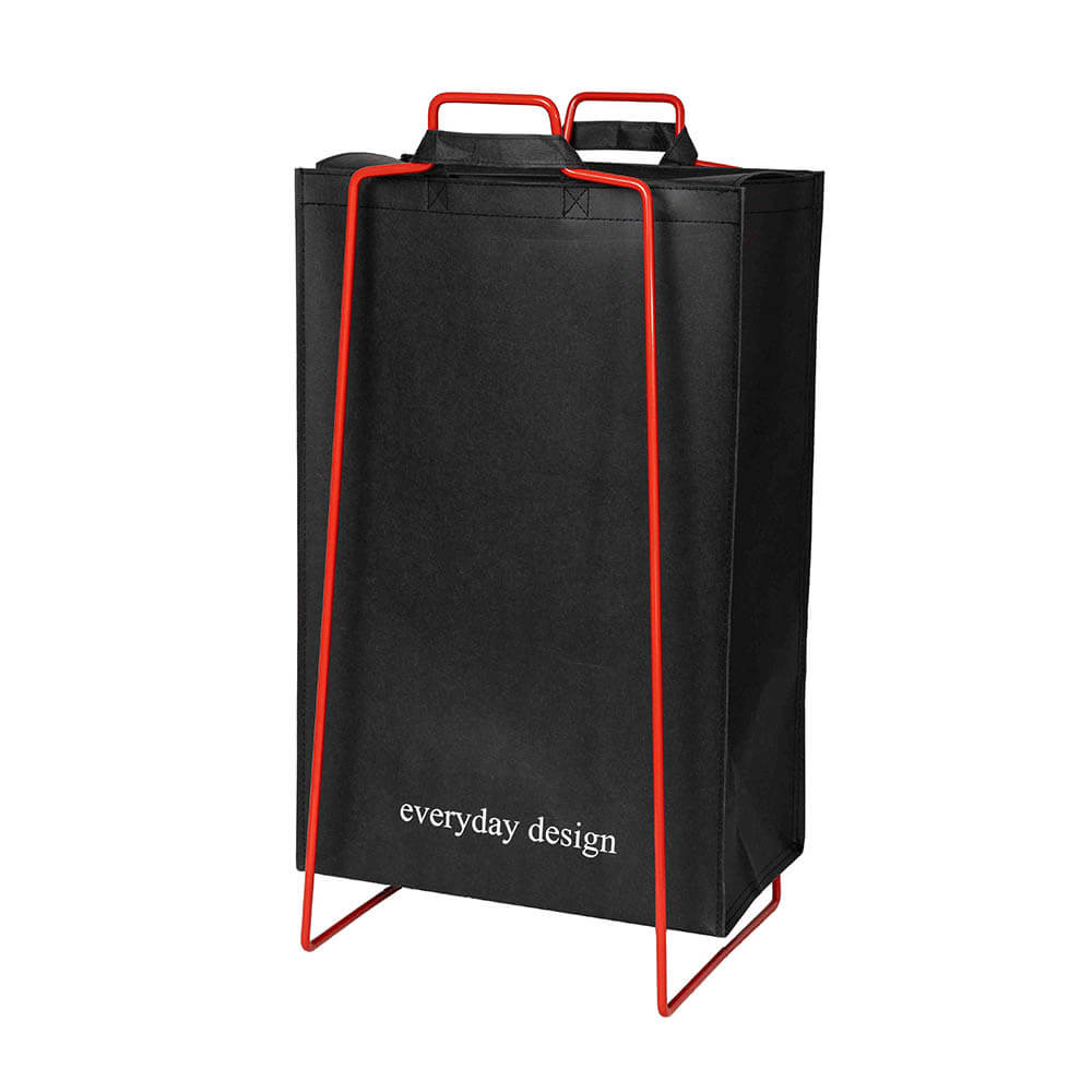 TURKU XL Halter rot und eine waschbare Papiertasche