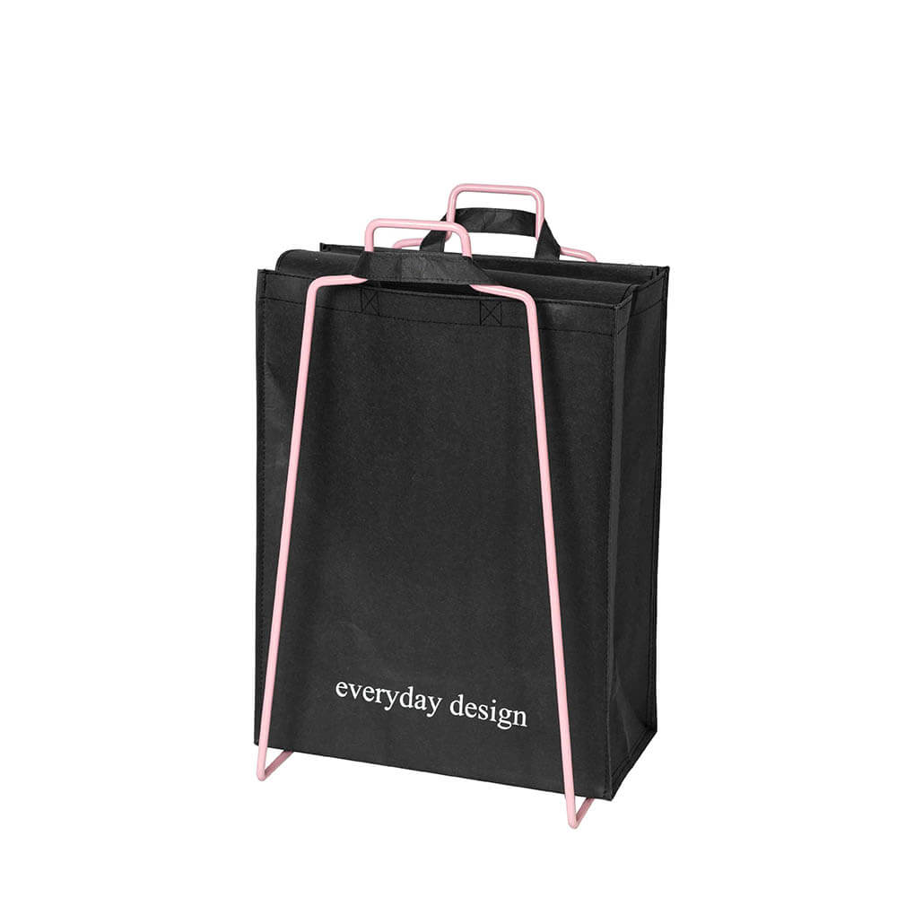 HELSINKI-Papiertütenhalter rosa und eine waschbare Papiertasche