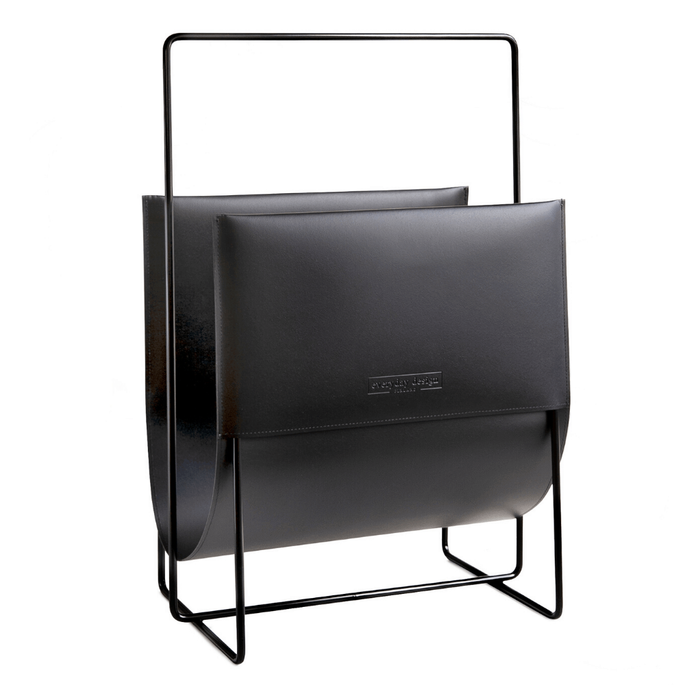 ESPOO-Magazinhalter schwarz