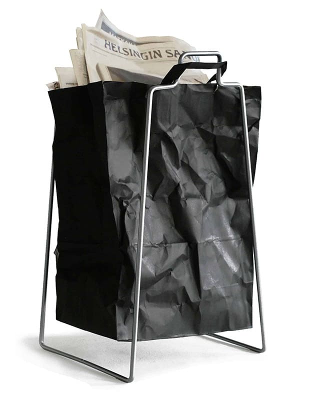 HELSINKI-Papiertütenhalter silber﻿