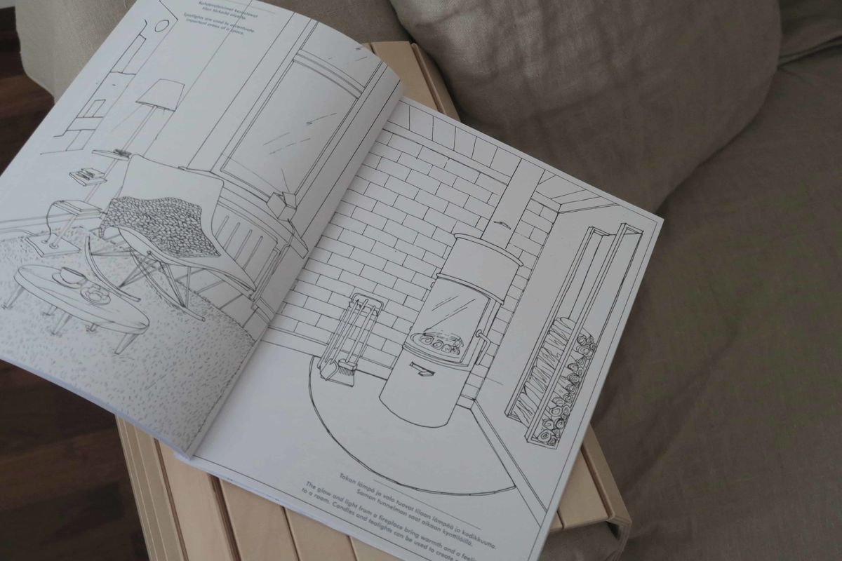 LOFT-Malbuch für Interieur-Enthusiasten