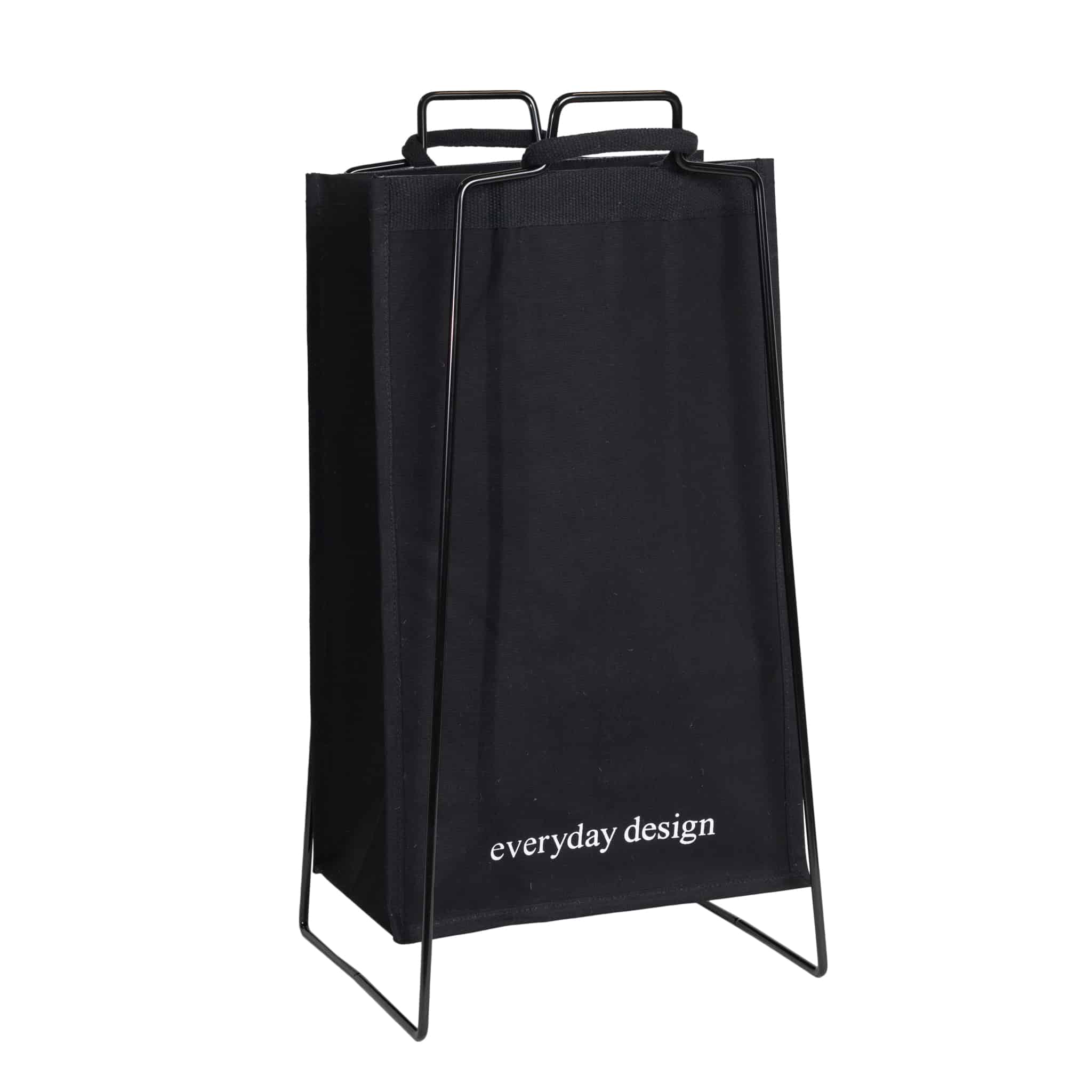 TURKU XL - Recyclinghalter Schwarz + XL-Tasche