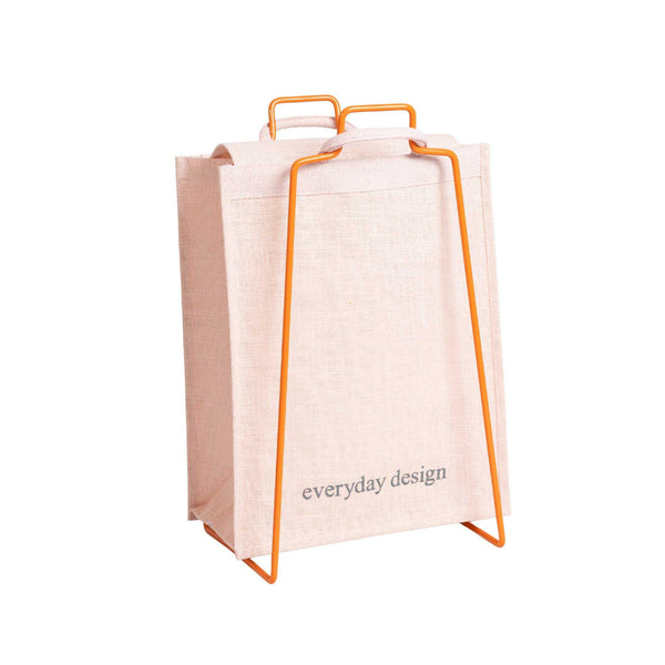 HELSINKI-halter orange﻿ mit Jutetasche