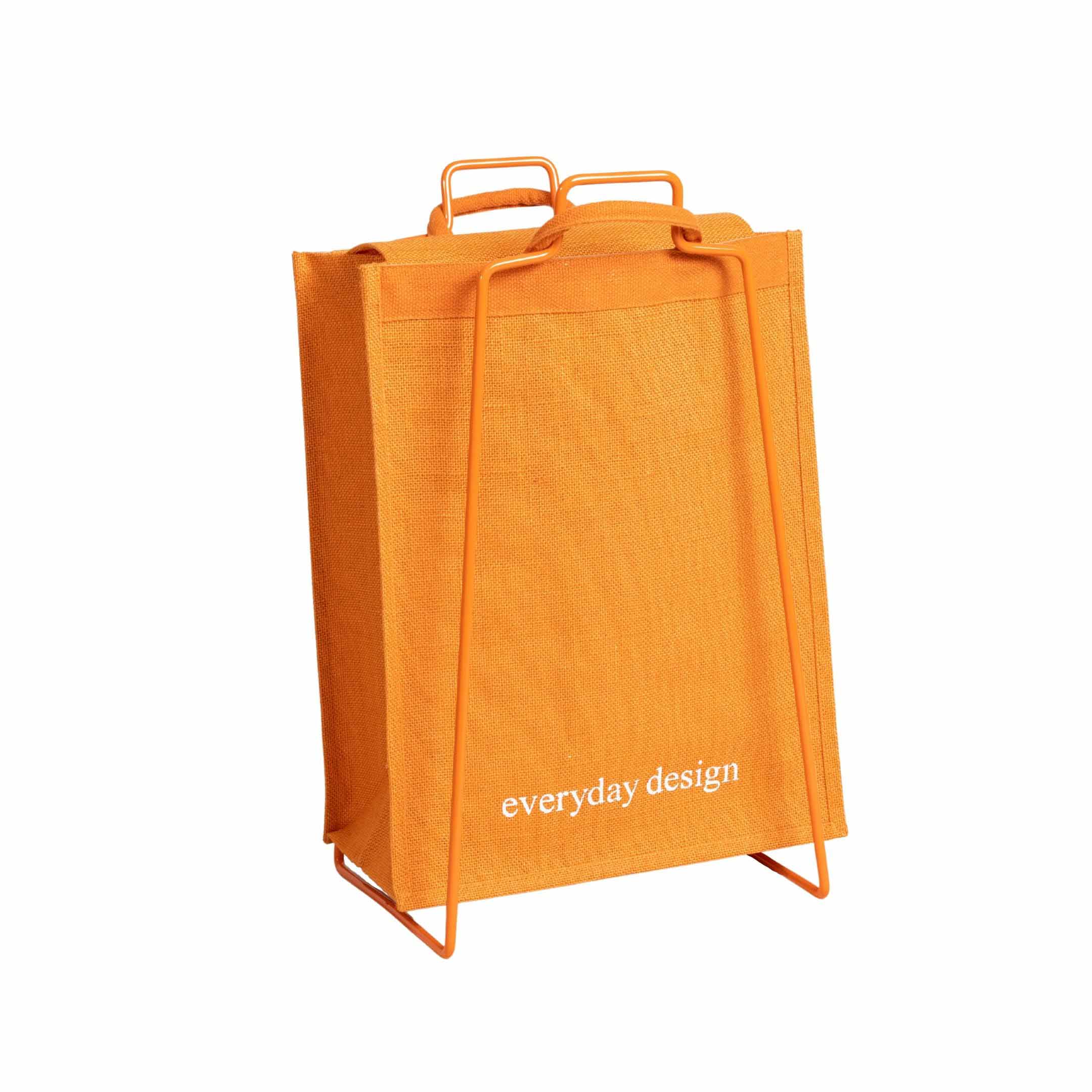 HELSINKI-halter orange﻿ mit Jutetasche