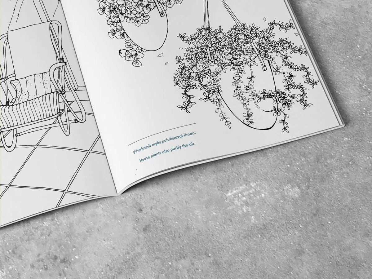 LOFT-Malbuch für Interieur-Enthusiasten