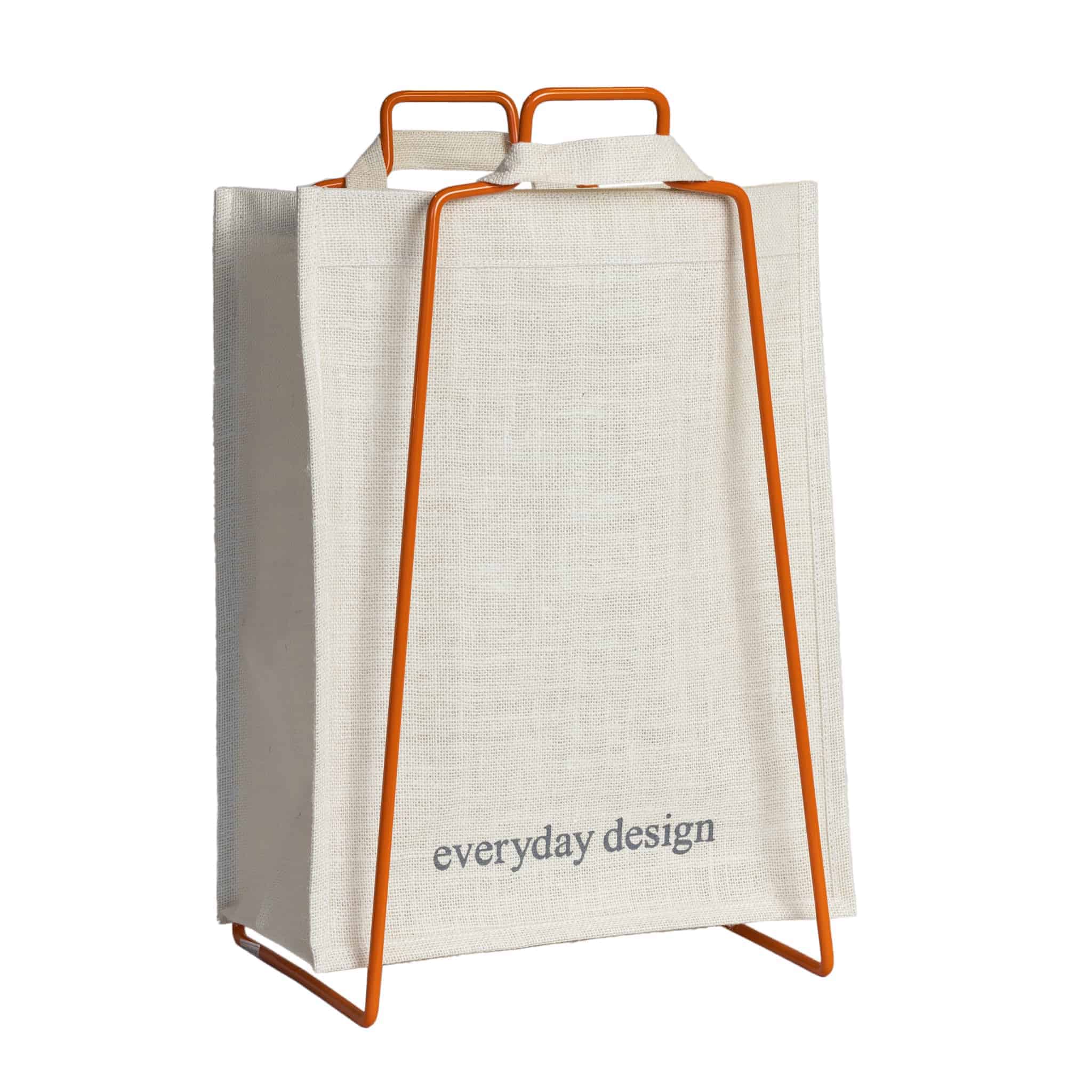 HELSINKI-halter orange﻿ mit Jutetasche