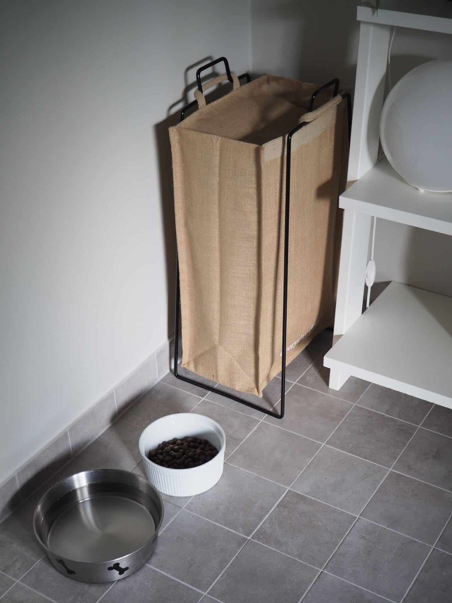 TURKU XL - Recyclinghalter Schwarz + XL-Tasche