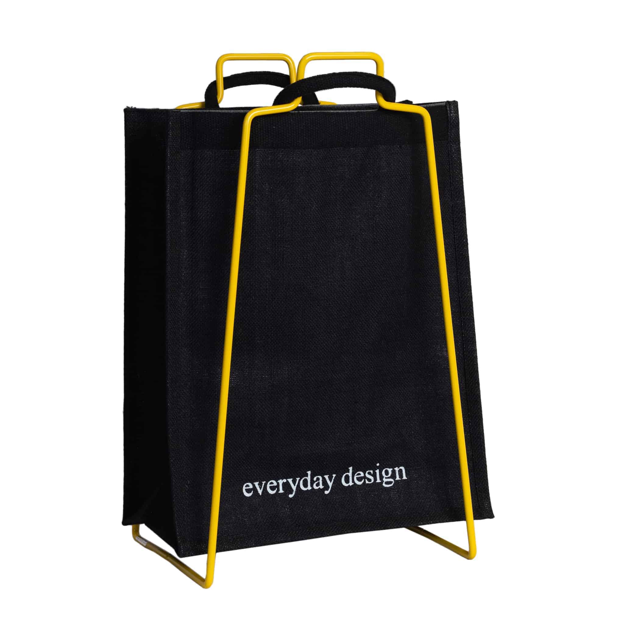 HELSINKI-halter gelb mit Jutetasche