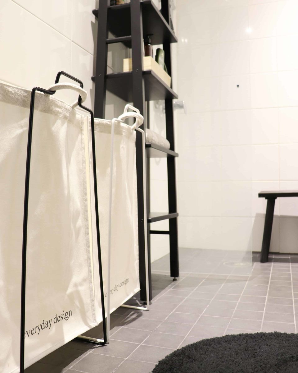 TURKU XL - Recyclinghalter Schwarz + XL-Tasche