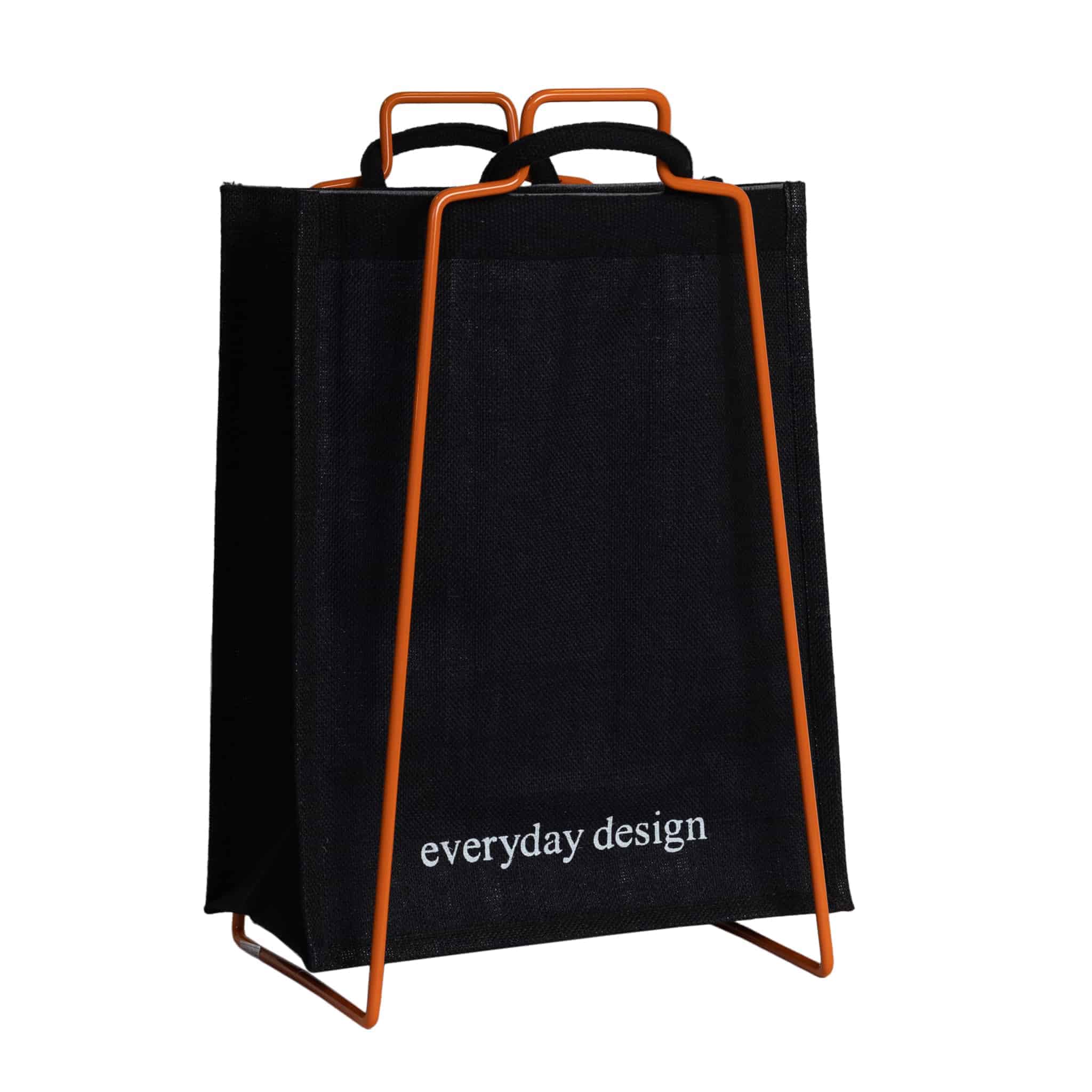 HELSINKI-halter orange﻿ mit Jutetasche