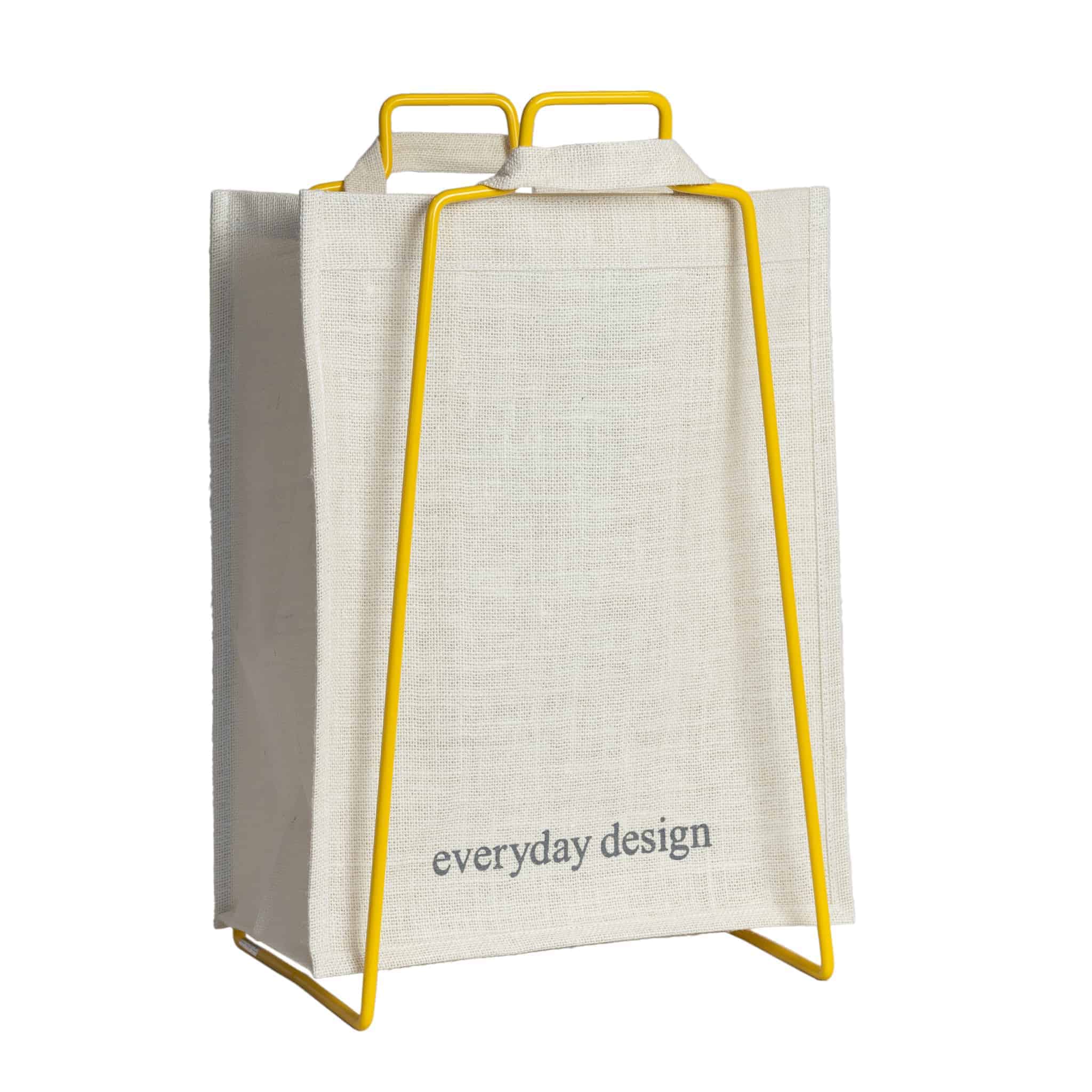 HELSINKI-halter gelb mit Jutetasche