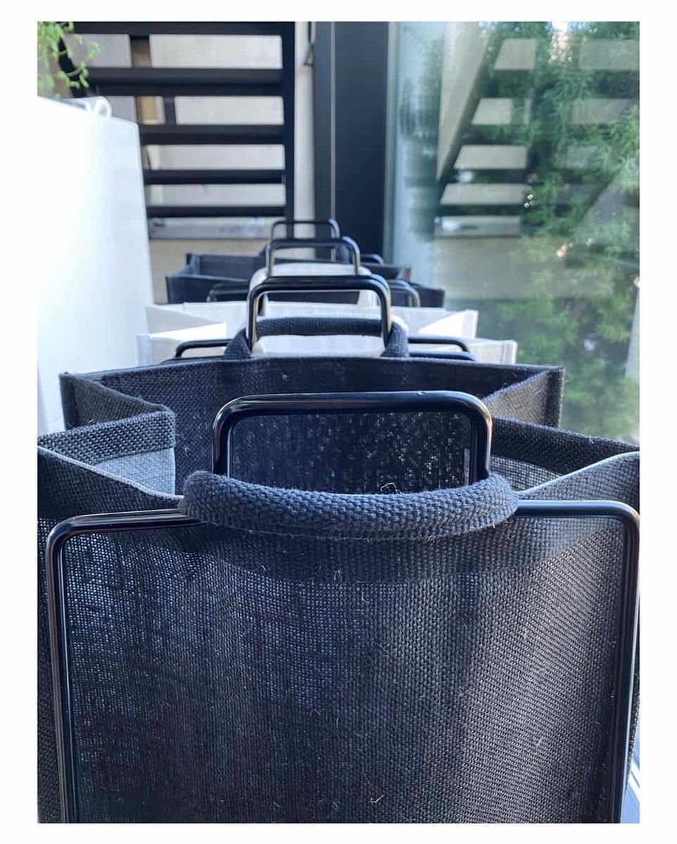 TURKU XL - Recyclinghalter Schwarz + XL-Tasche